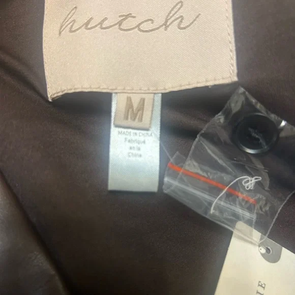 Hutch for Anthropologie Faux Leather Vest – NWT, Size M Women’s Fall Fashion - Picture 8 of 9